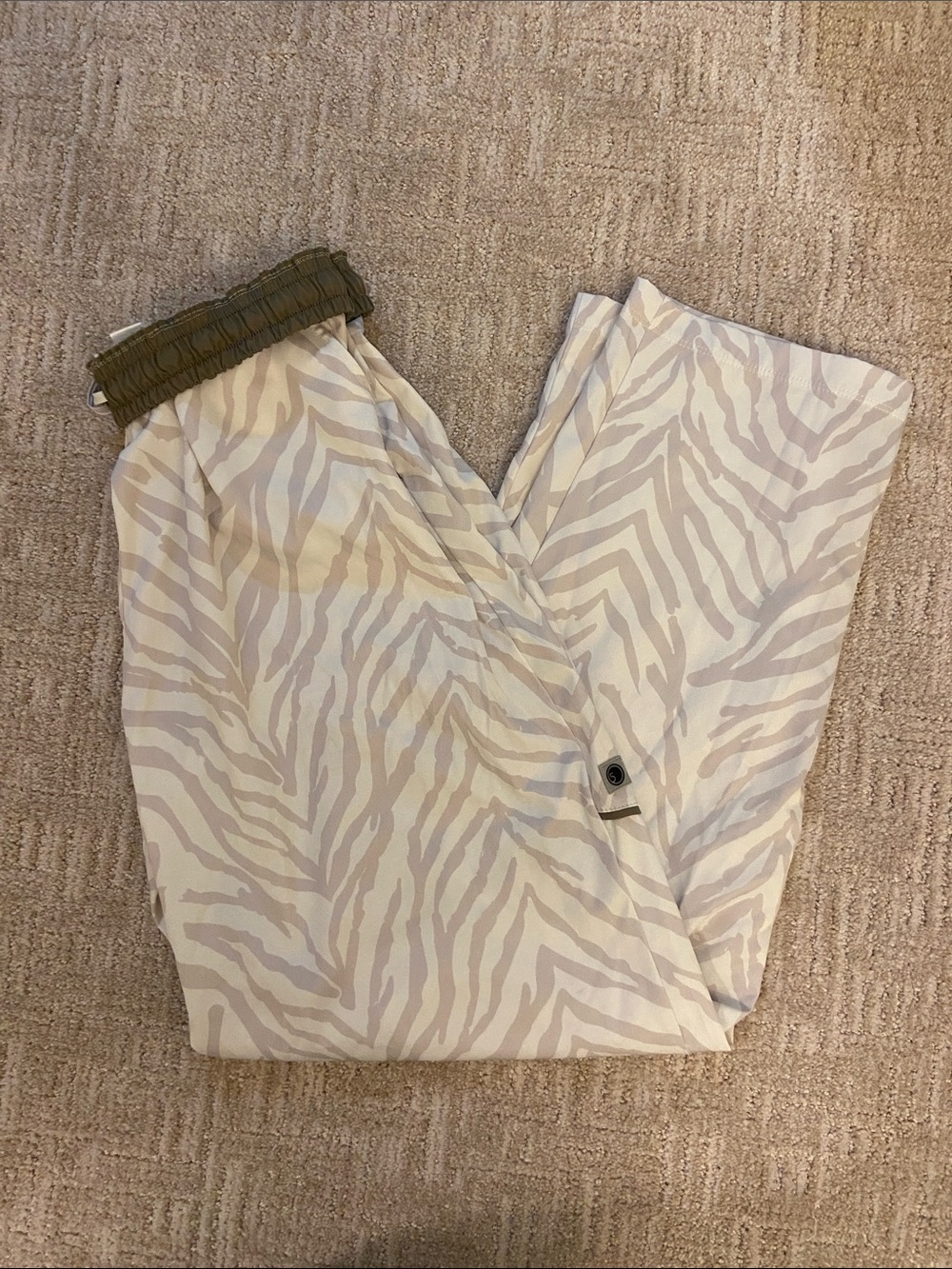 Five Dancewear White Zebra Pants
